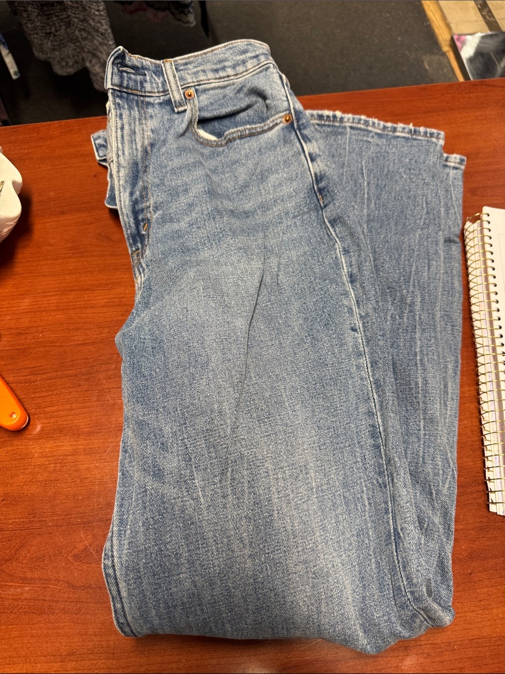 Abercrombie and fitch ankle straight jeans 8 extra long // 091850